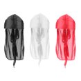 thumbnail image 1 of Durag Sombreros Zulema Seda Negro Blanco Rojo, 1 of 5