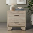 thumbnail image 2 of CraftPorch  Simple Clean-Lines 2-Drawers Wooden Nightstand, 2 of 5
