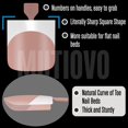 thumbnail image 3 of Gel suave MUTIOVO French Tip Toe X240, 3 of 6