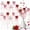C, variant on 12PCS Valentine's Day Glitter Heart Picks, Foam Heart Picks for Wedding Flower Arrangements Home Holiday Party Crafts Supplies, 8.3*4.6in A