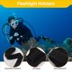 thumbnail image 4 of Fundas de Linterna MuñEca Guantes Buceo Duraderos para Pesca Caza Luz SubacuáTica, 4 of 5