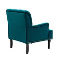 thumbnail image 3 of UWR-Nite Modern Accent Chair Club Chair, Elegant Button Tufted Armchairs, Living Room Roll Arm Armchairs, Single Sofa with Wooden Legs for Bedroom Living Room, 3 of 6