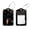 multicolored 5, variant on 2 Pcs Black Raven and Dream Catcher Pattern Luggage Tag for Suitcases, Leather Baggage Tags Identifiers for Travel, Stainless Steel Loop Name ID Label for Women Bag Backpack