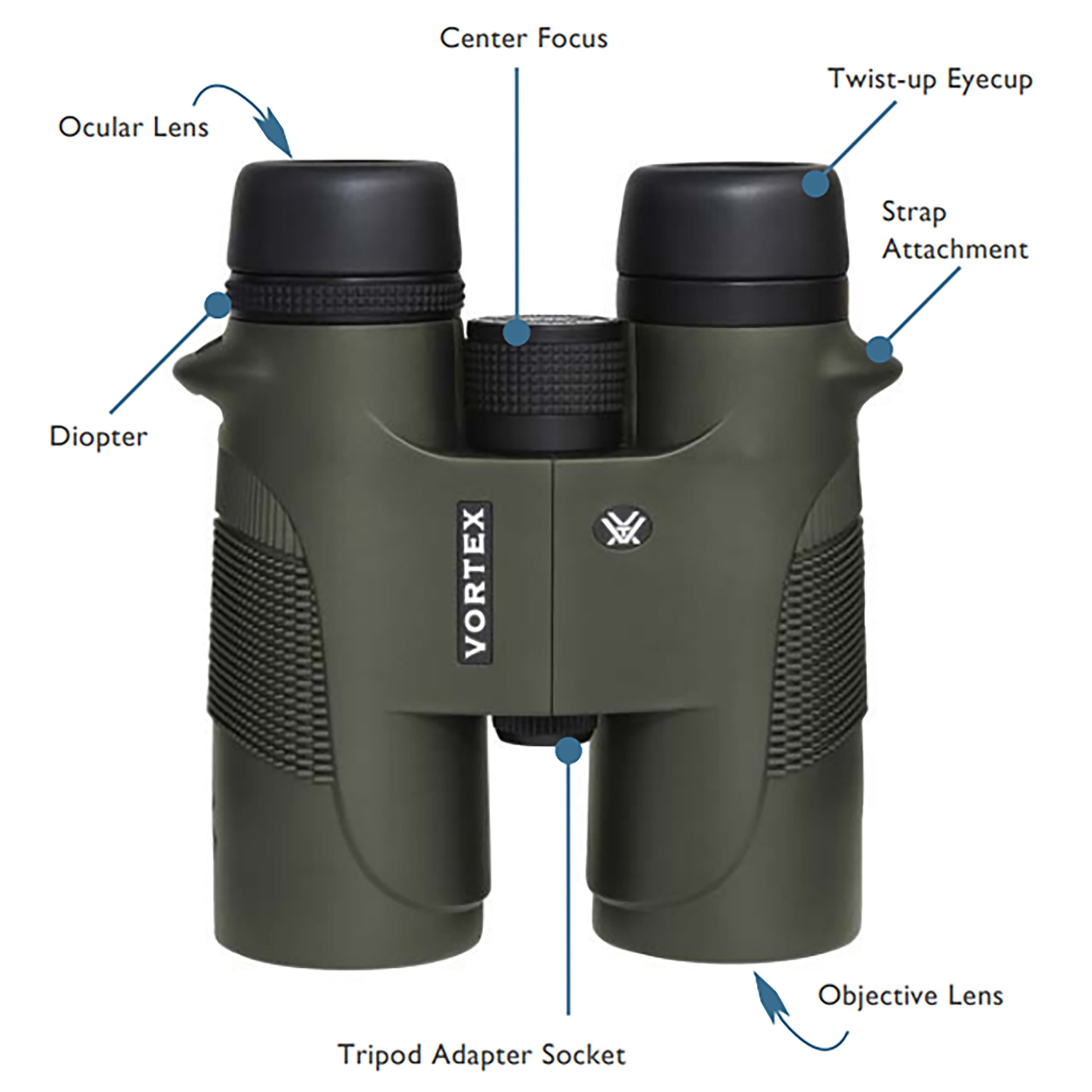 Vortex Optics Diamondback Classic Binoculars 10x42
