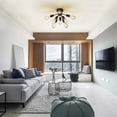 thumbnail image 3 of Mount Sputnik Ceiling Light with 8 Lights, Modern Antique Black Sputnik Industrial Ceiling Lamp, 3 of 7