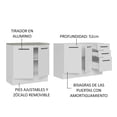 thumbnail image 4 of Kit 2 Muebles Cocina Madesa Agata (Sin Tablero y Tarja), 4 of 9