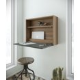thumbnail image 4 of Nexera Bureau mural Slim, Muscade et gris charbon, 4 of 7