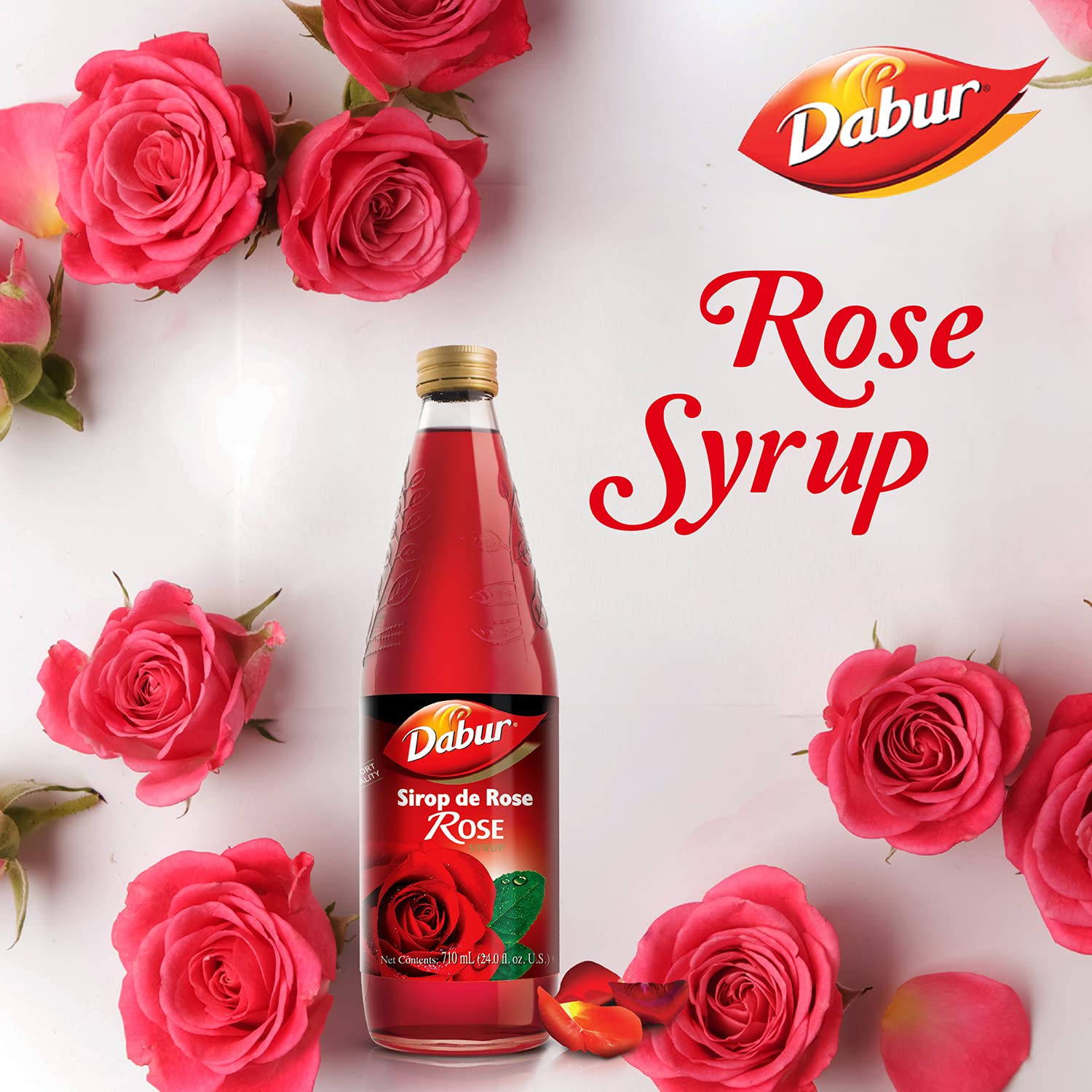 Dabur Rose Syrup 750ml - image 2 of 5