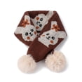 thumbnail image 2 of Women's Neckerchief Children Cartoon Snowman Santa Shawl Wrap Scarf Cartoon Pendant Bib Scarf Thermal Scarf, Women's Accessories Neckerchief, 2 of 7