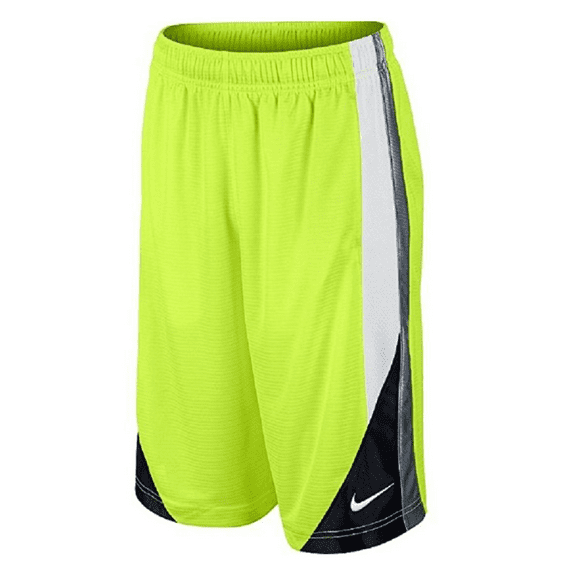 Nike Little Boys Colorblocked Avalanche Shorts , Volt , Size 4