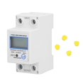 thumbnail image 1 of 1 Phase 2 Wire Energy Meter Multifunctional LCD Digital Display 2P DIN Rail Electric Meter for Home, 1 of 4