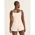 thumbnail image 4 of Joyspun Women's Jersey Picot Cami Top and Shorts Pajama Set, 2-Piece, Sizes XS-3X, 4 of 6