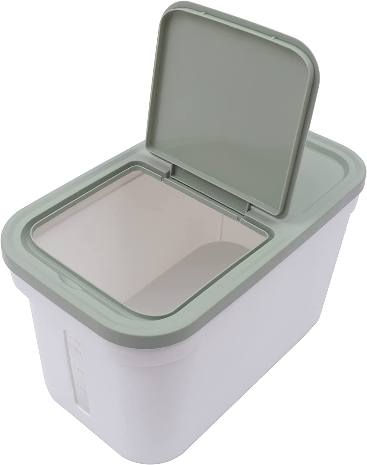Miumaeov 22lbs Grain Tank Rice Bucket Plastic Deli Food Storage Containers With Airtight Lids Extra Large Food Containers Airtight Kitchen Storage Containers to Store Dry Food