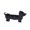Black, variant on Dog Toothbrush Holder 3D Printed Dachshund Design Bathroom Countertop Storage Rack For Toothpaste Makeup Electric ToothBrush