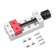 thumbnail image 1 of 2-Inch Mini Drill Press Vise Flat Clamp C Clamp Bench Vise for Carving Engraving Machine Walnut Jewelry Watch Repairing, 1 of 7