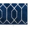 thumbnail image 5 of Marilyn Monroe Glam Collection Area Rug - Trellis (9' x 12' Rectangle Navy Blue Silver/Silver), 5 of 8