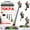 Gray Red, variant on 55-70KPA Lightweight Cordless Vacuum | 45Min Runtime, Removable Battery, Multi-Suction Levels, Green LED Anti-Tangle Brush | For Carpets, Pet Hair, Hardwood Floors, Car Use