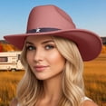 thumbnail image 1 of Western Style Cowboy Hat With Star Unisex Riding Accessory For Casual Home Everyday Wear And AllSeason Use, 1 of 3