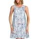 thumbnail image 1 of Fotbe Blue Butterfly Vestido de Verano sin Mangas para Mujer – Vestido Midi Línea A, Estilo Camiseta Floral, Vestido Playero Casual y Fluido, 1 of 7