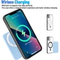 thumbnail image 3 of Magnetic for iPhone 11 Case,Electroplated Clear Slim iPhone 11 (6.1 inches) Phone Case with Camera Protection,Shockproof iPhone 11 (6.1 inches) Case Compatible with MagSafe, Black Edge, 3 of 13