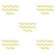 thumbnail image 1 of Rama de flores artificiales Yuarrent 10 piezas flor falsa con tallos y hojas Amarillo, 1 of 6