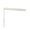 thumbnail image 3 of Benjara Trim Top and Bottom Wooden Frame Mirror with Mounting Hardware, White, 3 of 3