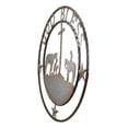 thumbnail image 2 of Ebros Oversized 24" Galvanized Metal Circle Wall Decor Praying Cowboys God Bless, 2 of 6