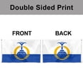 thumbnail image 5 of Dutern Double Sided City of Orlando Flag Florida Banner 3 Ply with Brass Grommets 2x3 Feet, 5 of 5
