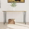 thumbnail image 7 of Easy4Home Hairpin Table Legs 28" Black Metal Set of 4 with Rubber Floor Protectors, 7 of 7