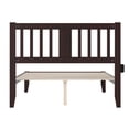 thumbnail image 5 of AFI Tahoe 14" Full Wood Platform Bed Frame with Slatted Headboard, Espresso, 5 of 7