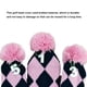 thumbnail image 5 of Paquete de 3 fundas de cabeza de golf Advancent decoración portátil con números negro rosa, 5 of 6