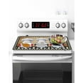 thumbnail image 2 of Stove Top Covers for Electric Stove, Farmhouse Chef Gnomes Kitchen Glass Ceramic Electric Cooktop Covers, Vintage Black White Plaid HeatResistant Oven/Countertop/Dishwasher/Sink Protector, 2 of 3