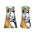 thumbnail image 7 of Honeii Fishing Bass Print Women's Sleeveless Dress, Loose Fit Casual Dress for Women, Summer Fashion Dress, 7 of 7