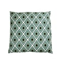 thumbnail image 2 of Kaemingk 30" Square Diamond Pattern Indoor Throw Floor Pillow - Blue/Black, 2 of 2