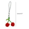 thumbnail image 4 of WINDLAND Fun Cherry Cell Phone Dangle Phone Strap Chain Anti-Lost Chain Hangings Jewelry, 4 of 8