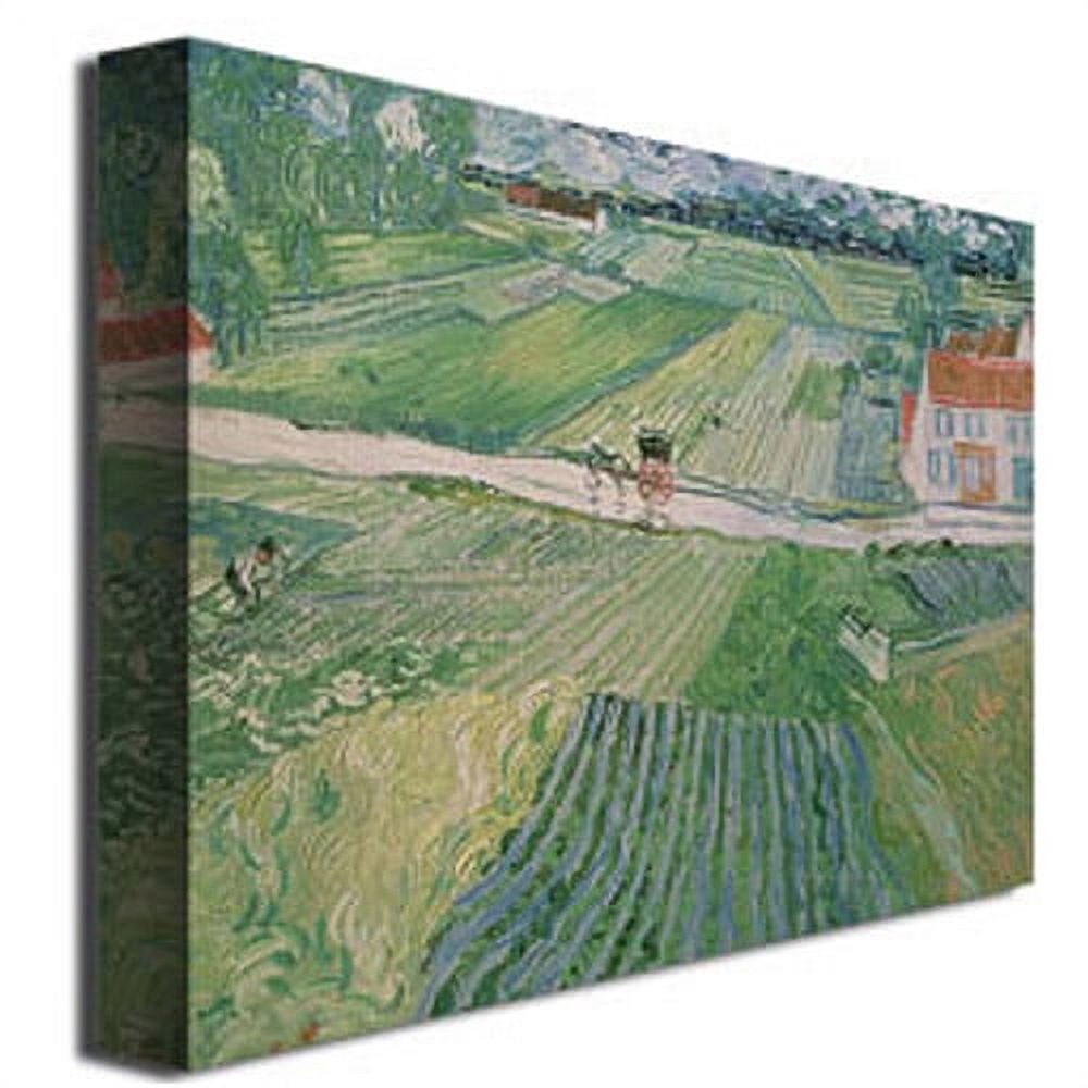 Trademark Fine Art "Avuvers after the Rain 1890" Canvas Art by Vincent van Gogh