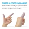 thumbnail image 4 of Mobile Gaming Finger Sleeves, Controller Finger Thumb Sleeve Gloves Pink, Anti Sweat Breathable, Pack of 20, 4 of 6