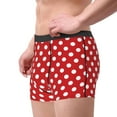 thumbnail image 4 of Bingfone Red Polka Dot Men'S Underwear - Casual Stretch Boxer Briefs-Xx-Large, 4 of 9