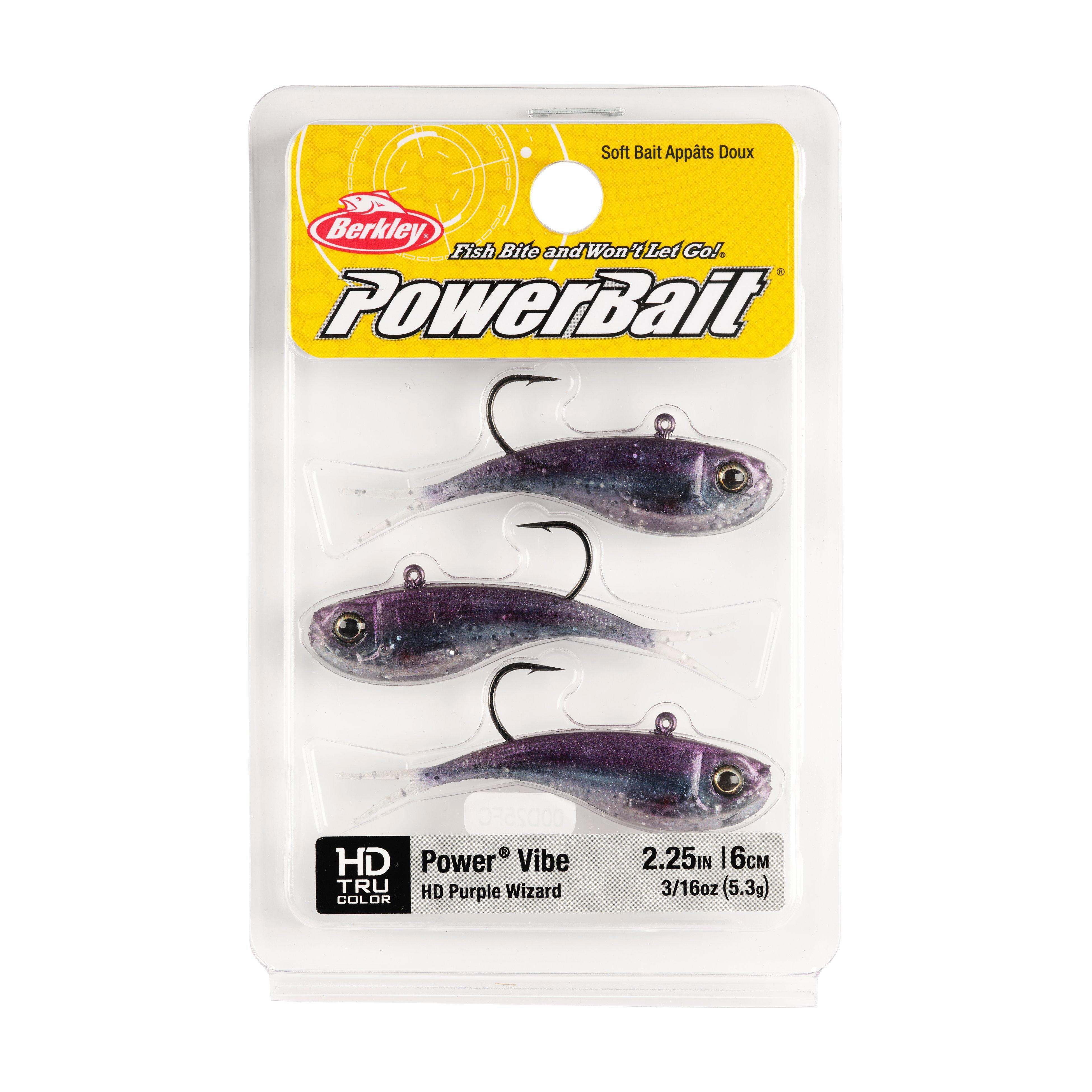 Berkley PowerBait® Power® Vibe, 2.25 in, HD Purple Wizard