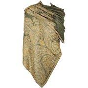 Silver Fever Pashmina - Jacquard Paisley Shawl - Stylish Scarf - Double Sided Wrap