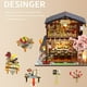 thumbnail image 5 of Restaurante japonés de madera DIY JShteea miniatura LED edificio regalo, 5 of 7