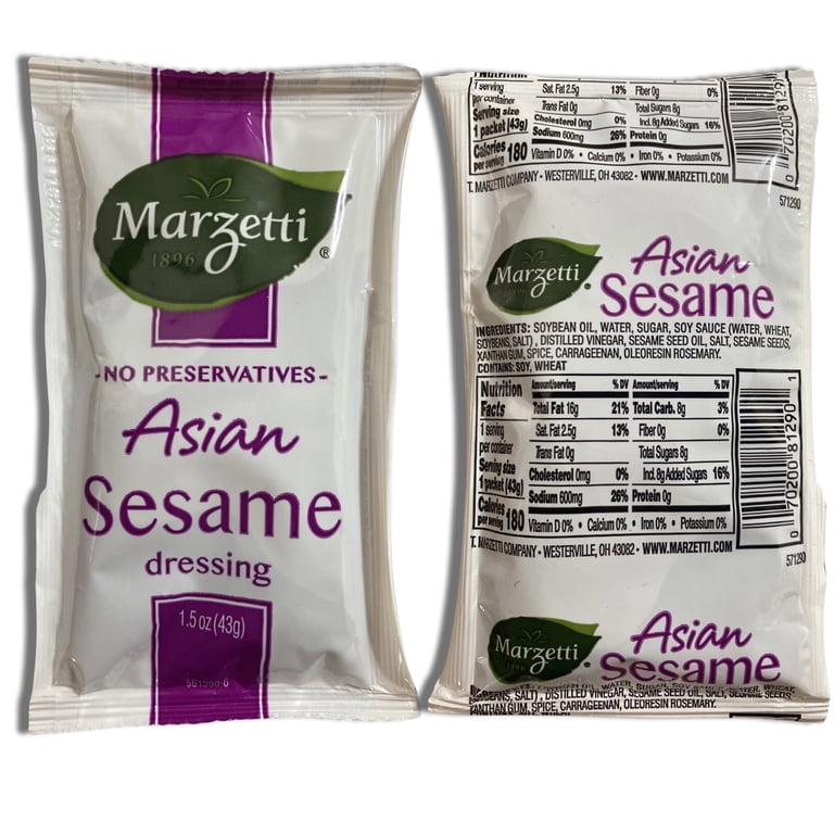 asian sesame dressing Salad and a blend of other spices Pan Asian Sesame Dressing |