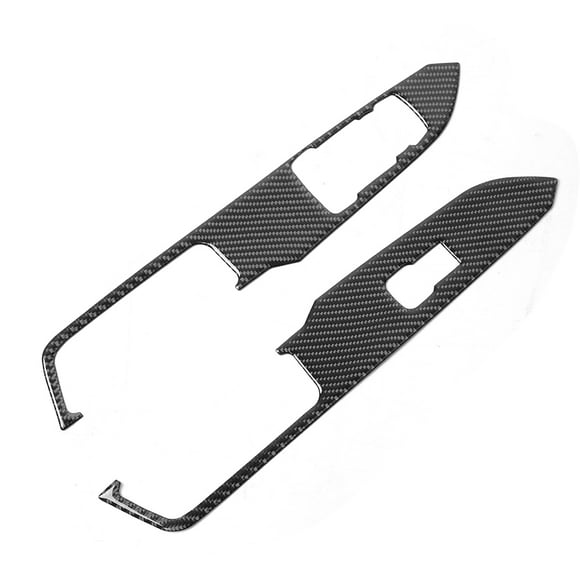 Window Lift Switch Cover Window Lift Control Frame Window Lift Button Trim Window Lift Button Panel Car Interior Trim 2pcs Window Lift Control Switch Panel Frame Cover Trim Fits
