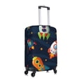 thumbnail image 3 of Xecao Spaceships and Stars print Elastic Luggage Cover, with double-sided print , is perfect for travel, business, and daily use, 3 of 9