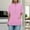 Z001-Pink, variant on Women's Half Zip Sweatshirts Collared V-Neck Short Sleeved Solid Tops with Pocket Fall Fashion Casual Loose Pullover Shirts