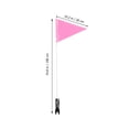 thumbnail image 4 of Pungan Sturdy Flag Pole Bright Bike Flag Set Waterproof Pole & Pennant for Kids,78.74"X10.83"X0.39", 4 of 10