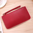 thumbnail image 2 of CZSCPDAW Women's Navy Card Holder Wallet with Card Slots and Zipper Pocket for Cards Coins and Daily Carry, 2 of 2