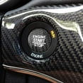 thumbnail image 6 of Gloss Black Real Carbon Fiber Keyless Engine Start/Stop Push Start Button Cover For Charger Challenger Durango Grand Cherokee 300/300C, 6 of 9