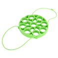 thumbnail image 5 of Multi-functional Kitchen Silicone 9 Hole Round Shape Steamed Egg Rack Holder Boiled Egg Stand, 5 of 8