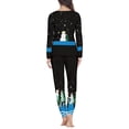 thumbnail image 4 of Conjunto de pijama de dos piezas para mujer, ropa de dormir de manga larga de Navidad, ropa de dormir personalizada diaria, regalo de cumpleaños, Invierno, 4 of 4